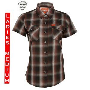 DIXXON FLANNEL- GUERRERO Bamboo Shirt - Short Sleeve - Women's M